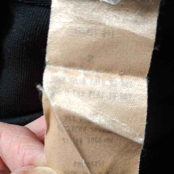 Moda International Black Jumpsuit sz 2 - Picture 6 of 6